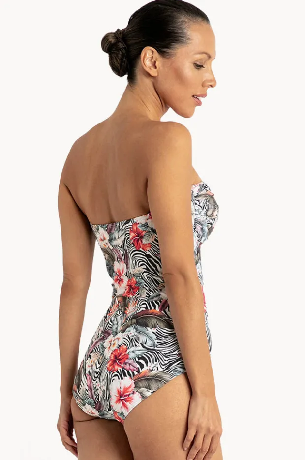 Women Jantzen Africa Bandeau One Piece