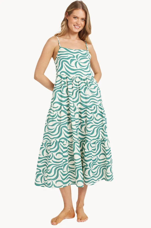 Women Billabong All The Waves Lost Love Maxi Dress