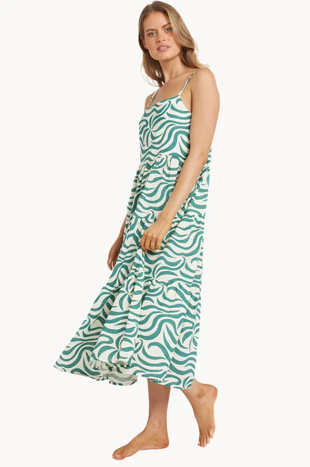 Women Billabong All The Waves Lost Love Maxi Dress