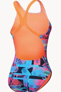 Women Speedo Allover Digital Powerback One Piece