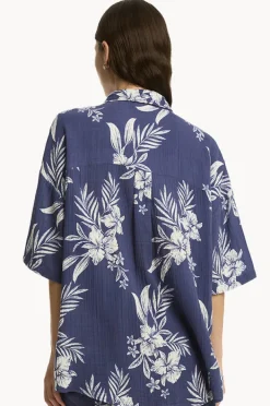 Women Sea Level Aloha Shirt