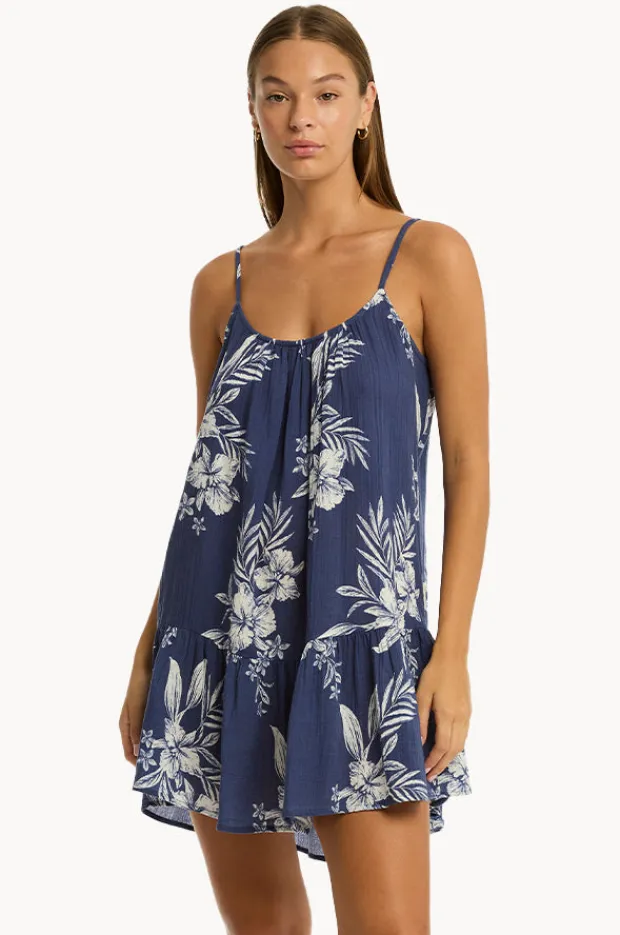 Women Sea Level Aloha Short Sundress