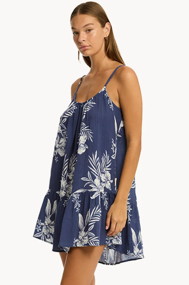 Women Sea Level Aloha Short Sundress
