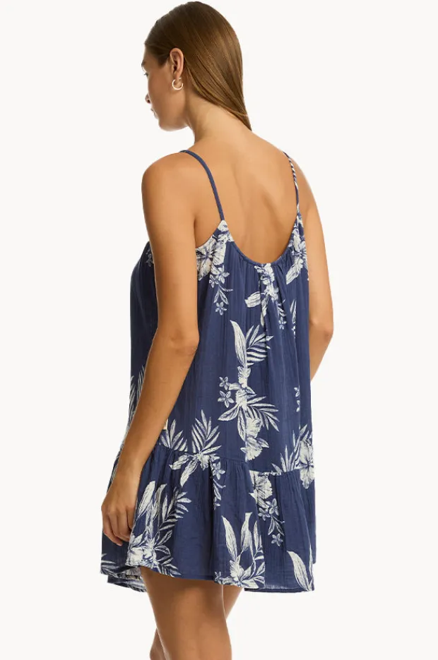 Women Sea Level Aloha Short Sundress