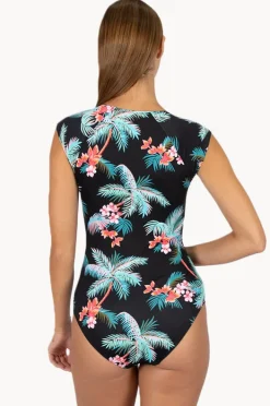 Women Baku Amalfi Cap Sleeve Zip Sunsuit