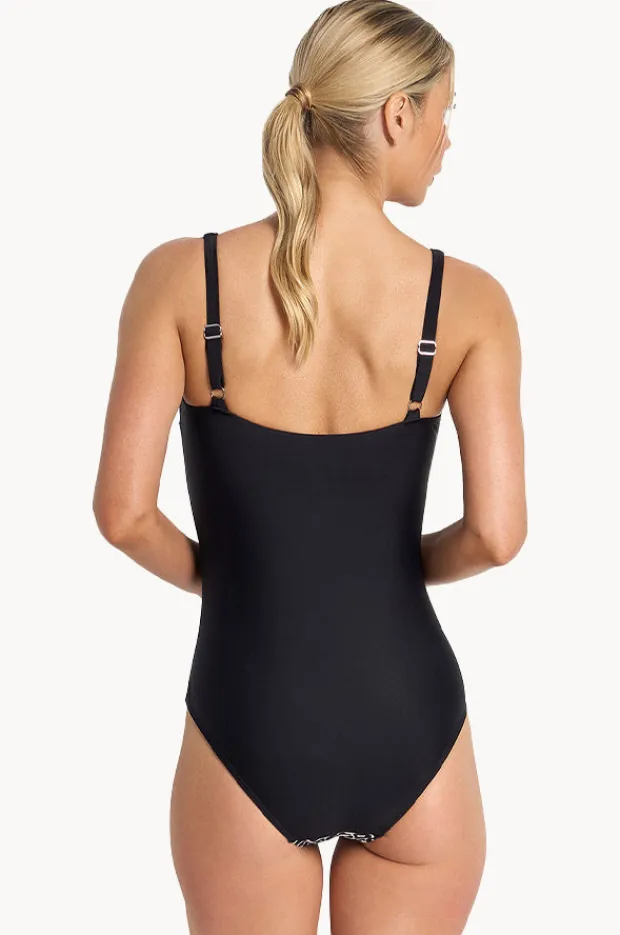 Women Jantzen Animal DD/E Cup Soft Strap One Piece