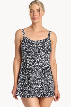 Women Jantzen Animal Empire Swim Dress
