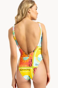 Women Roxy Atlas High Leg One Piece