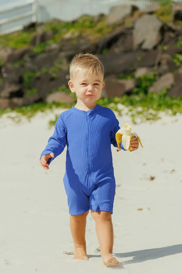BOY Tini Togs Baby Boys Zip Boyleg Sunsuit