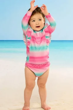 Seafolly Girls Baby Girls Ombre Suntop Set