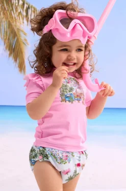 Seafolly Girls Baby Girls Secret Vacay Suntop Set