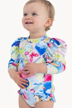 Seafolly Girls Baby Girls Surrealism Sunsuit