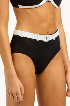 Women Seafolly Bandwave Belted High Waisted Pant