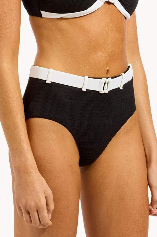 Women Seafolly Bandwave Belted High Waisted Pant