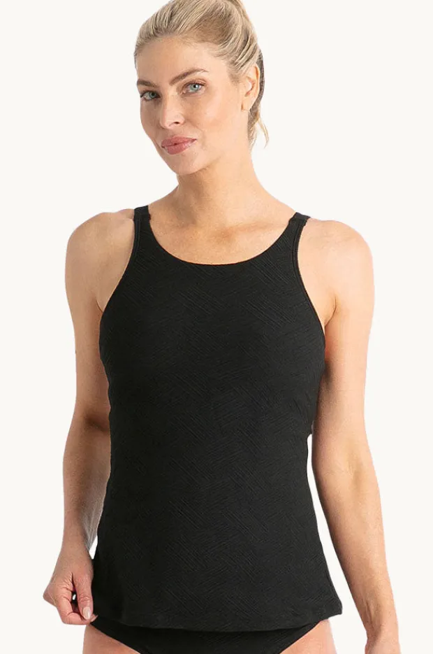 Women Poolproof Barbados High Neck Tankini Separate
