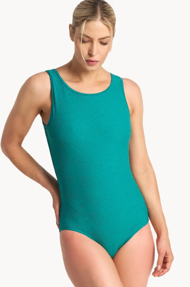 Women Poolproof Barbados Scoop Back One Piece