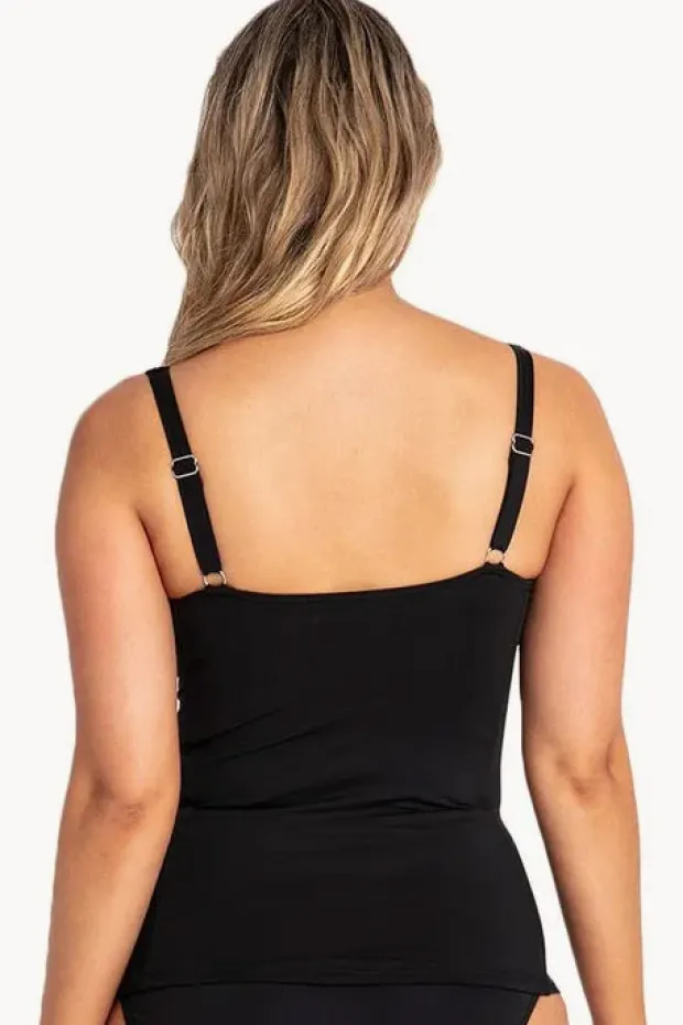 Women Sunseeker Basix DD/E Cup Ruched Tankini Separate