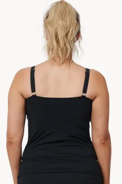 Women Sunseeker Basix DD/E Cup Ruched Tankini Separate