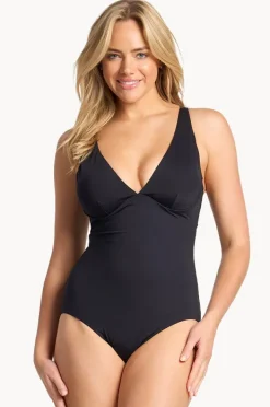 Women Sunseeker Basix DD/E Cup Underwire Tri One Piece
