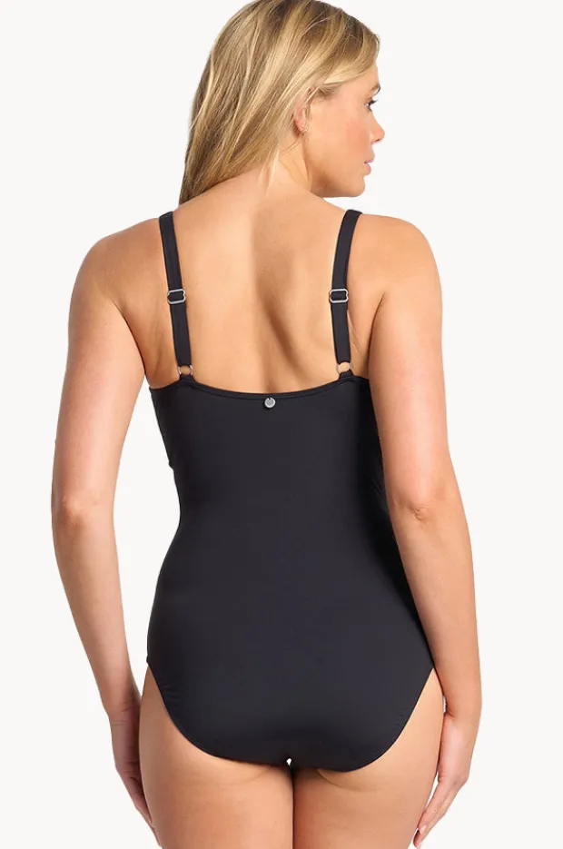 Women Sunseeker Basix DD/E Cup Underwire Tri One Piece