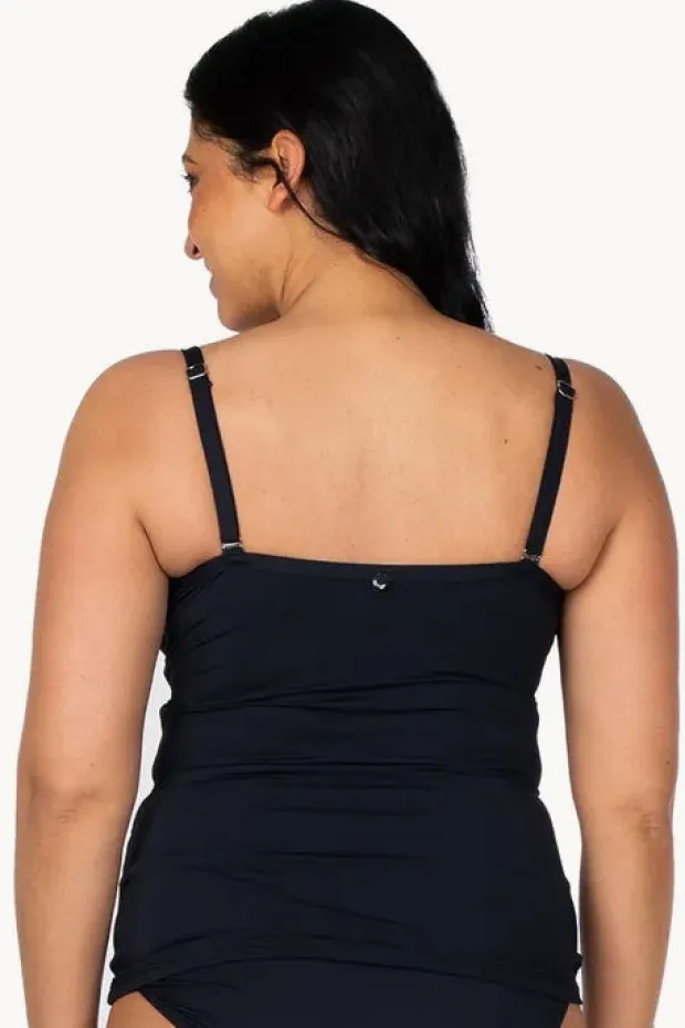 Women Sunseeker Basix Twist Front Tankini Separate
