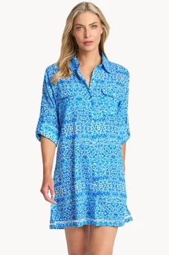 Women Jantzen Bazaar Ladder Button Shirt