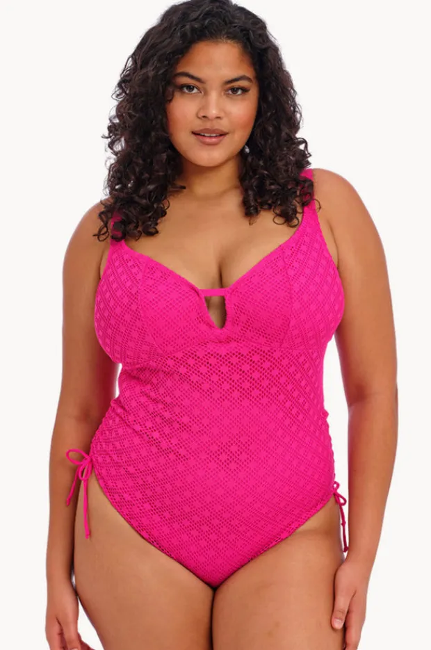 Women Elomi Swimwear Bazaruto F/FF Cup Cut Out One Piece
