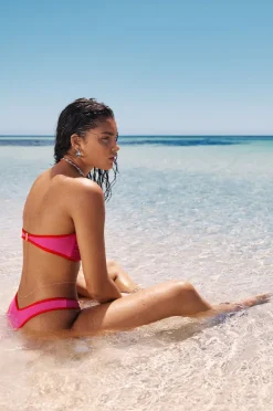 Women Seafolly Beach Bound Ring Front Bandeau