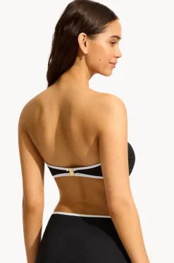 Women Seafolly Beach Bound Ring Front Bandeau