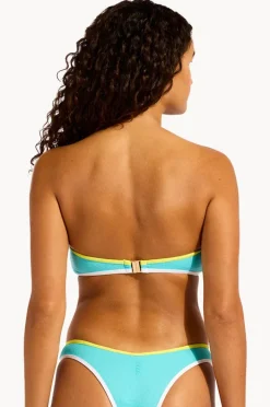 Women Seafolly Beach Bound Ring Front Bandeau