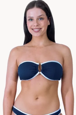Women Seafolly Beach Bound Ring Front Bandeau