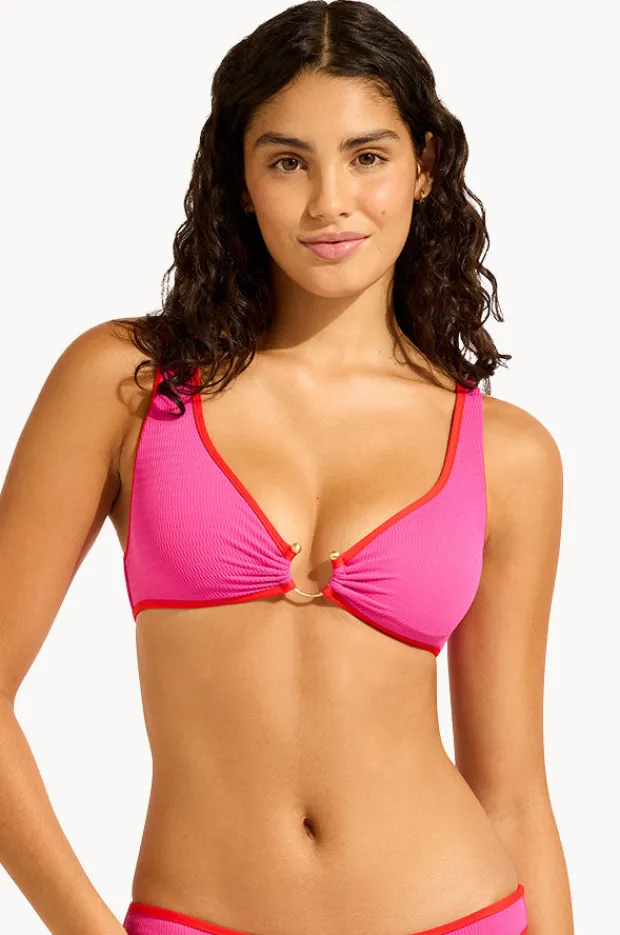 Women Seafolly Beach Bound Ring Front Tank
