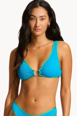 Women Seafolly Beach Bound Ring Front Tank