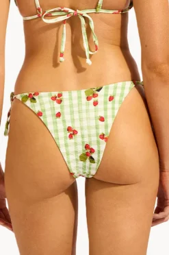 Women Seafolly Beach Picnic Tie Side Rio Pant