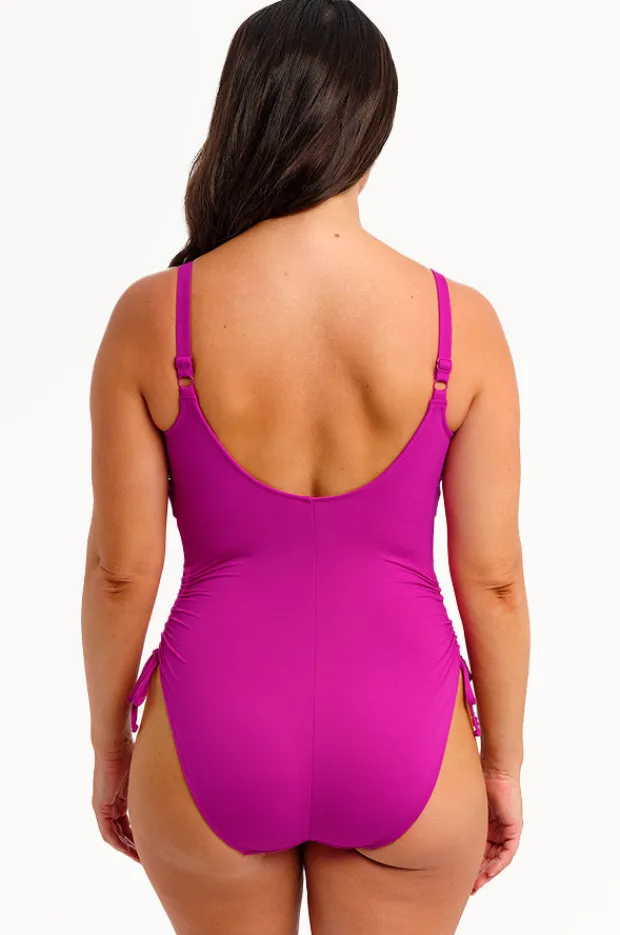 Women Fantasie Beach Waves G Cup Twist Front One Piece