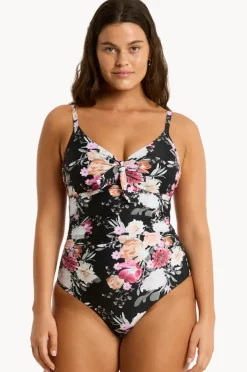 Women Sea Level Belle DD/E Cup Tie Front One Piece