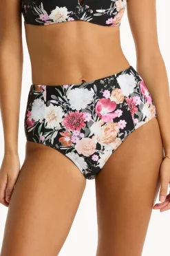 Women Sea Level Belle Panelled High Waist Pant