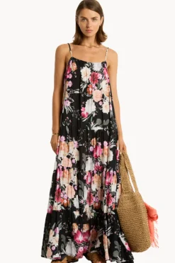 Women Sea Level Belle Tiered Maxi Sundress