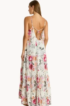 Women Sea Level Belle Tiered Maxi Sundress