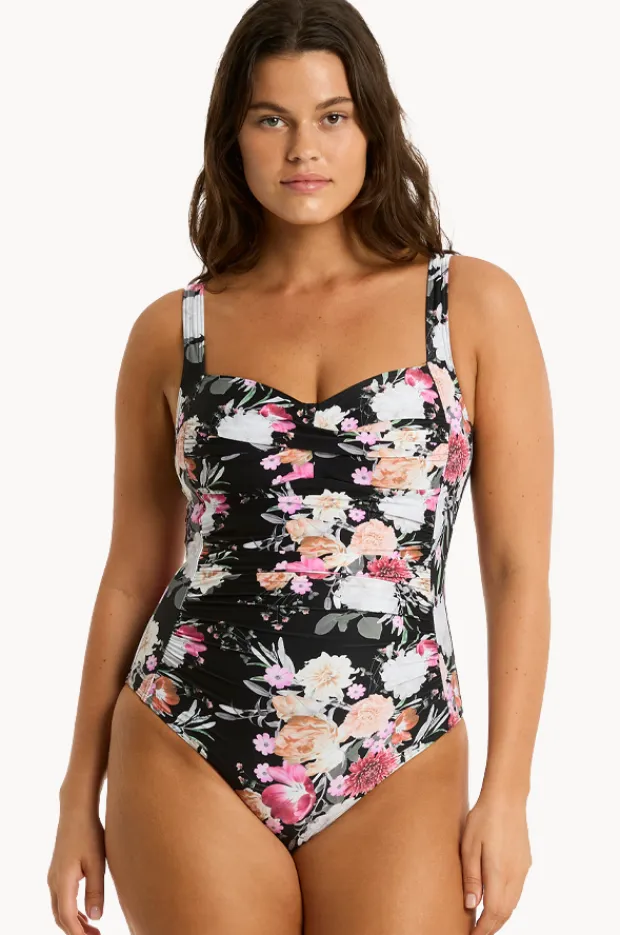 Women Sea Level Belle Twist Front One Piece