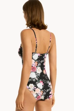 Women Sea Level Belle Vee Bandeau One Piece
