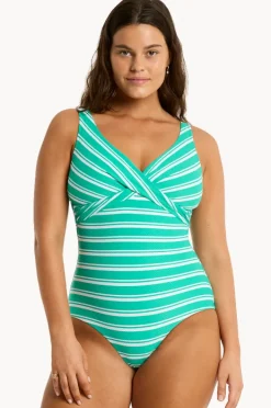 Women Sea Level Biarritz Cross Front One Piece