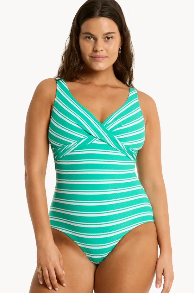 Women Sea Level Biarritz Cross Front One Piece