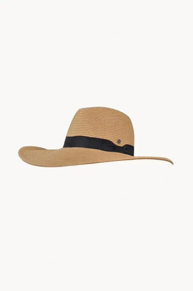 Women Cherry Red Black Bow Adjustable Floppy Hat