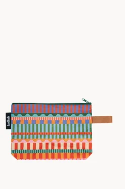 Kollab Blocks And Stripe Clutch