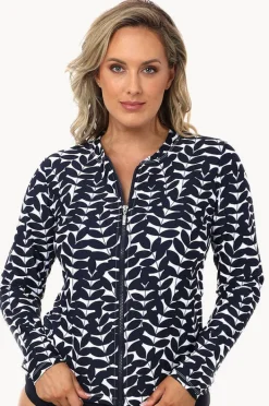 Women Babes In The Shade Blue Acacia Long Sleeve Rashie