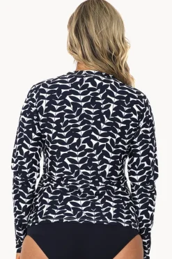 Women Babes In The Shade Blue Acacia Long Sleeve Rashie
