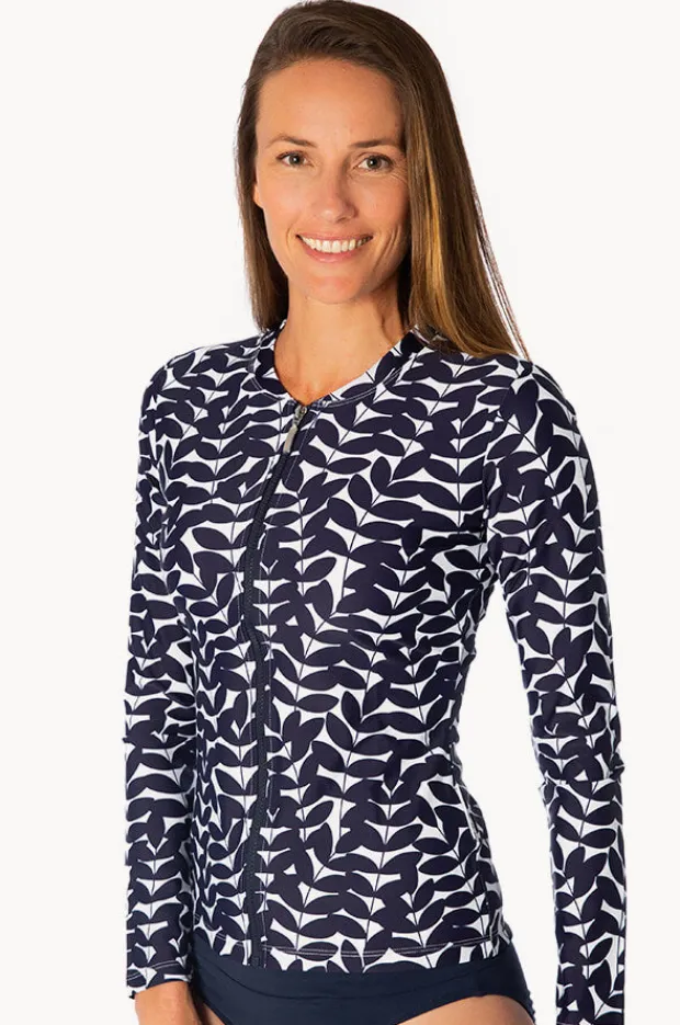 Women Babes In The Shade Blue Acacia Long Sleeve Rashie