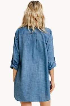 Women Seafolly Boyfriend Beach Shirt