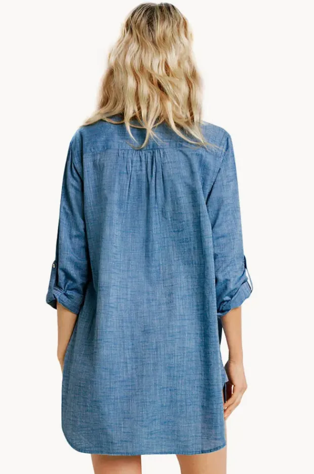 Women Seafolly Boyfriend Beach Shirt
